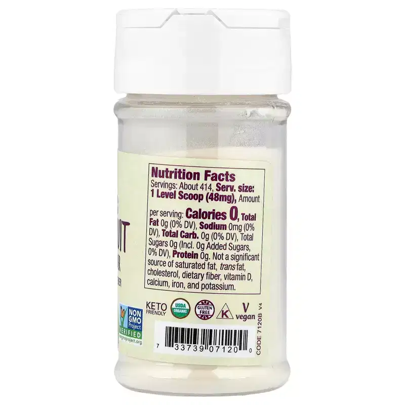 NOW Foods Real Food, Organic Monk Fruit Extract Powder, 0.7 oz (19.85 g)