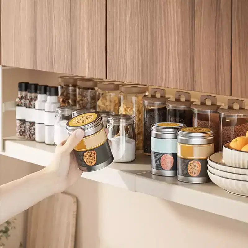 Expandable Under-Cabinet Storage Basket with Adjustable Width