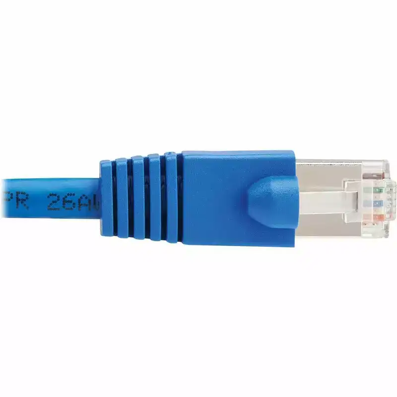 Tripp Lite Cat8 40G Snagless SSTP Ethernet Cable (RJ45 M/M), PoE, Blue, 1 ft. (0.3 m)