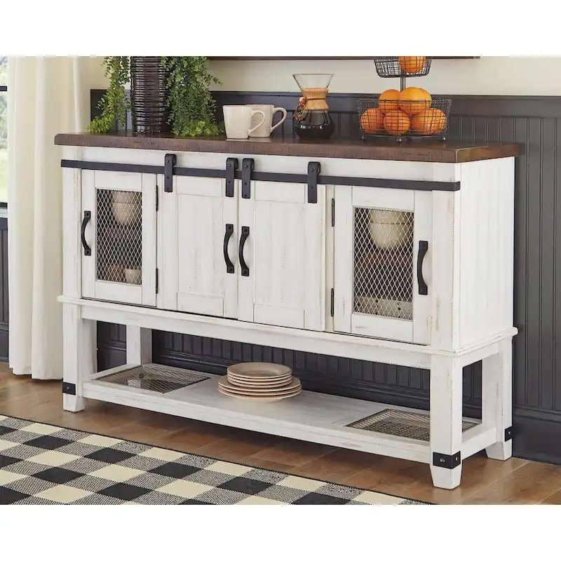 White Dining Room Server