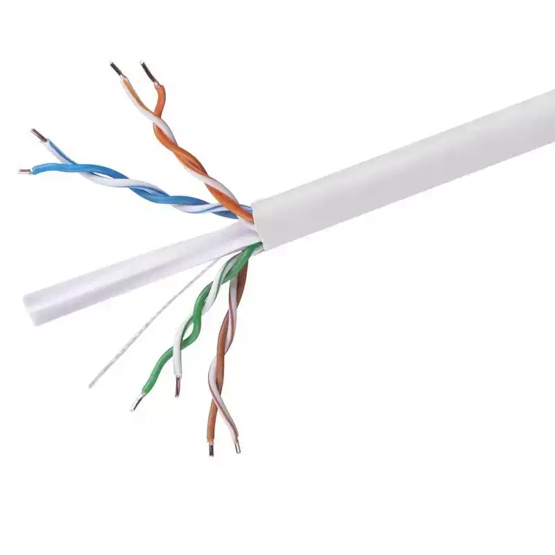 Monoprice Cat6 Ethernet Bulk Cable - Network Internet Cord - Solid, 500Mhz, UTP, CMR, Riser Rated, Pure Bare Copper Wire, 23AWG, 500ft, White