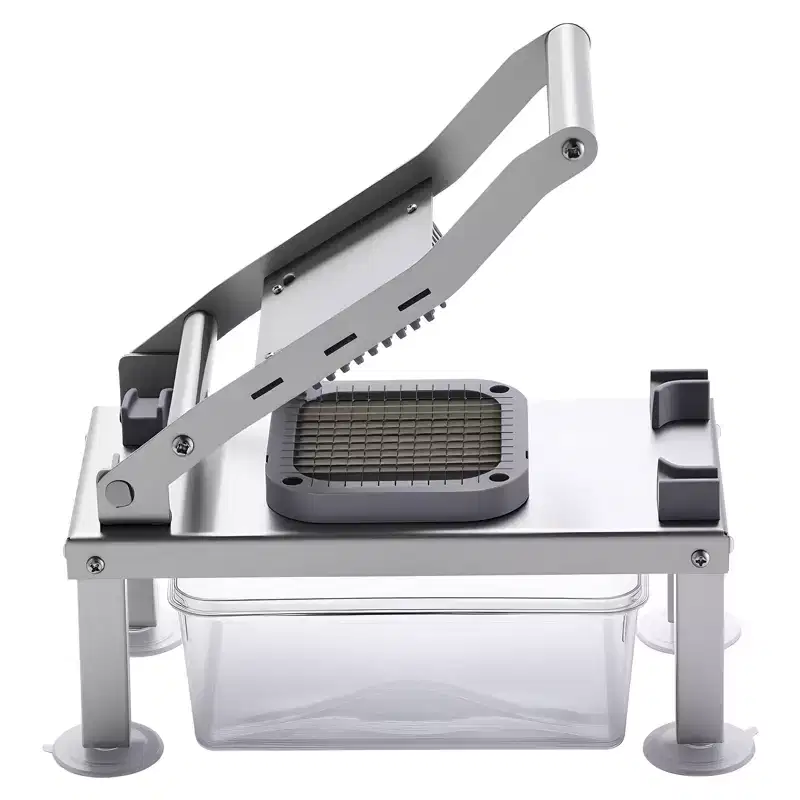 VEVOR Vegetable Chopper Mandoline Slicer, All-in-1 Food Veggie Cutter with 8 Stainless Steel Blades, Cheese Grater Onion Potato Salad Dicer, Silver