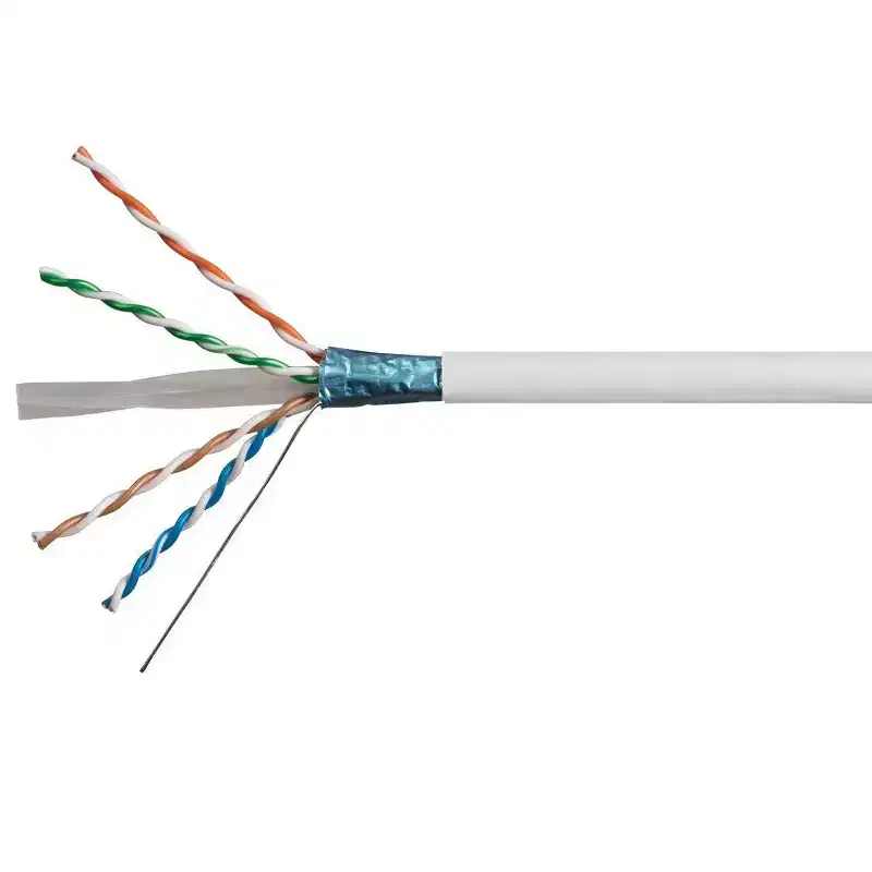 Monoprice Cat6A Ethernet Bulk Cable - 500 Feet - White, Solid, 550Mhz, F/UTP, CMR, Riser Rated, Pure Bare Copper Wire, 10G, 23AWG, No Logo (UL) (TAA)