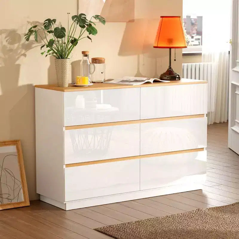 47-Inch Two-Row Six-Drawer Contrast Color Dresser
