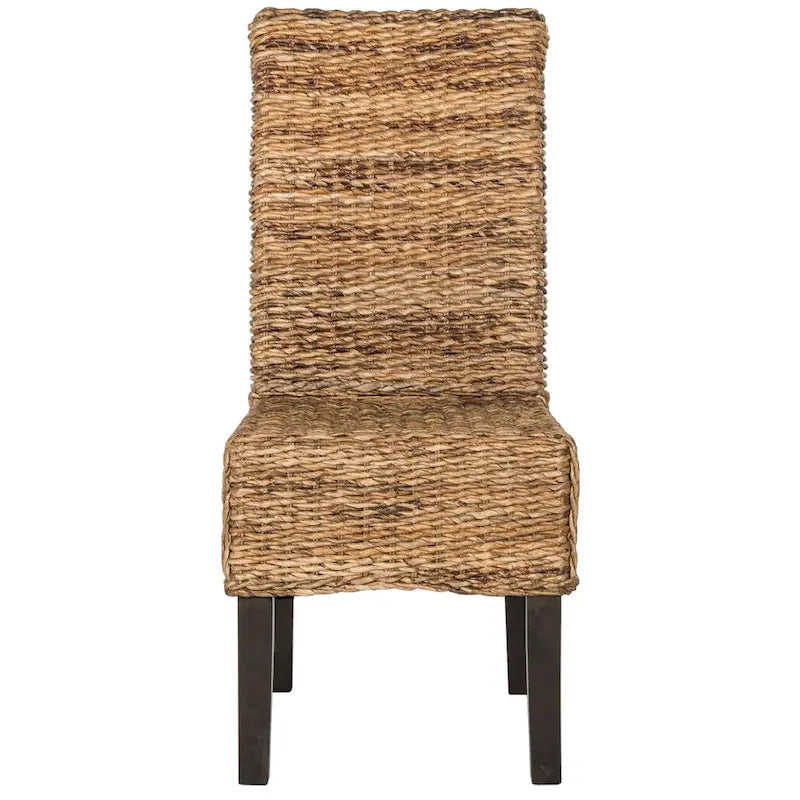 SAFAVIEH Meline Natural Dining Chair (Set of 2) - 17.3  x 24  x 38.5  - 17Wx24Dx39H