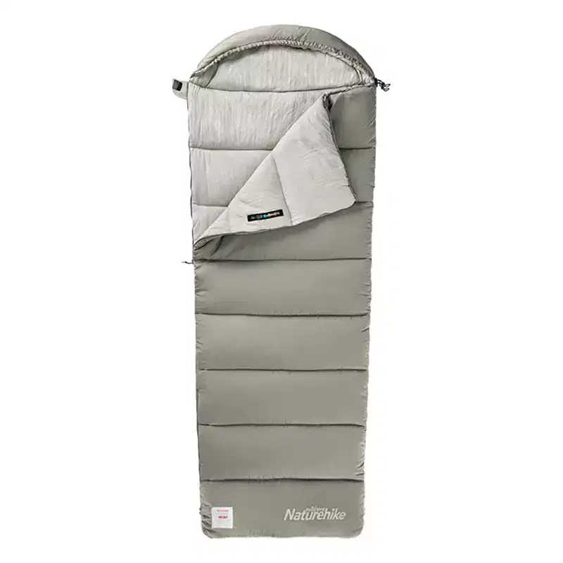 Naturehike Sleeping Bag for Adults with Hood, Hollow Cotton Sleeping Bag, Waterproof Spliceable Sleeping Bags for Camping, Hiking, Traveling- Left