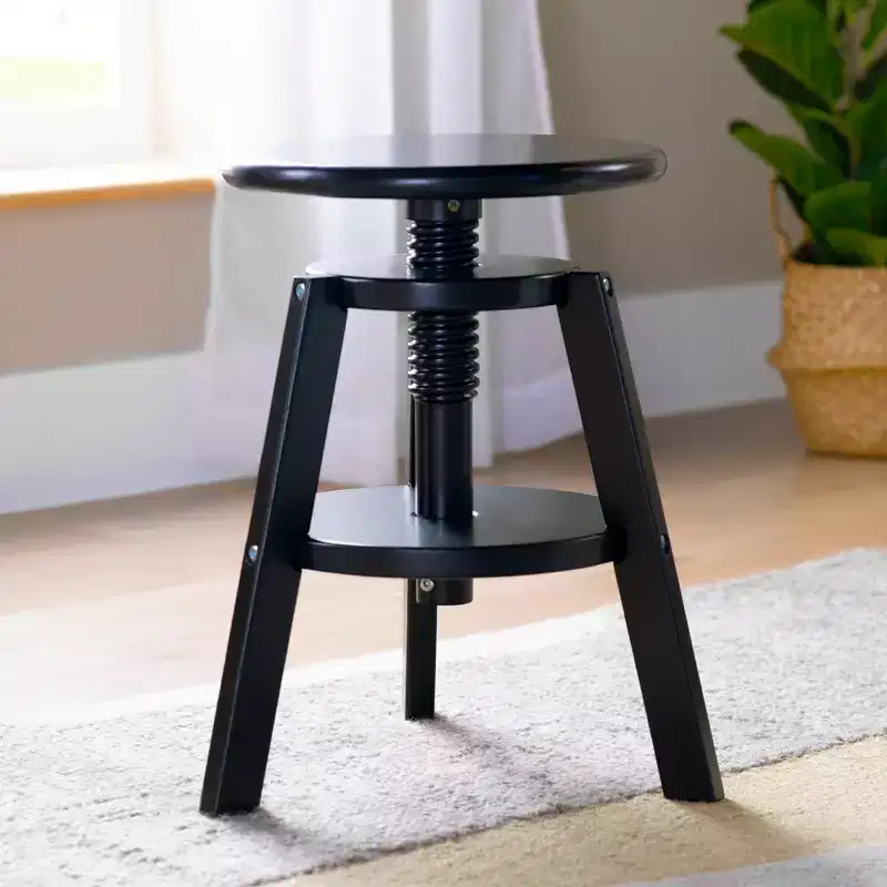 Adjustable Drafting Wooden Stool for Kids �C 40,6 cm-45,7 cm Swivel Art Studio Chair