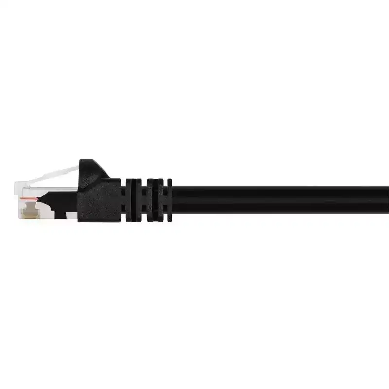 Monoprice Cat5e Ethernet Patch Cable - 30 Feet - Black | Network Internet Cord - RJ45, Stranded, 350Mhz, UTP, Pure Bare Copper Wire, 24AWG