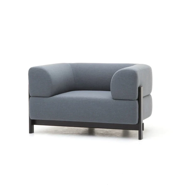 Solid Wood Upholstered Sofa