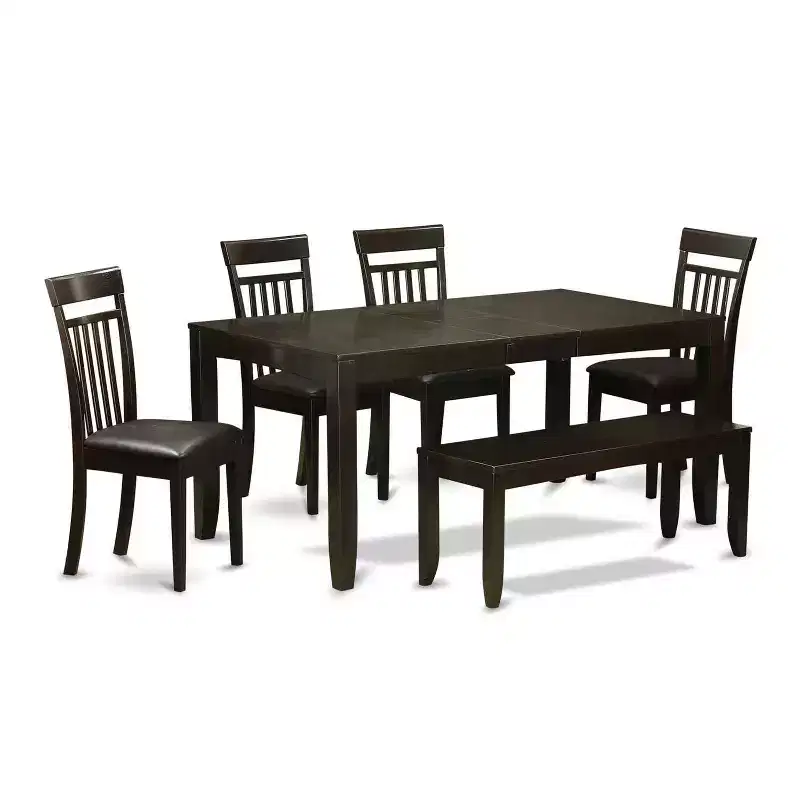 Dinette Set Table with Chairs - Kitchen Dining Room Set - Solid Wood Table and Chair Set