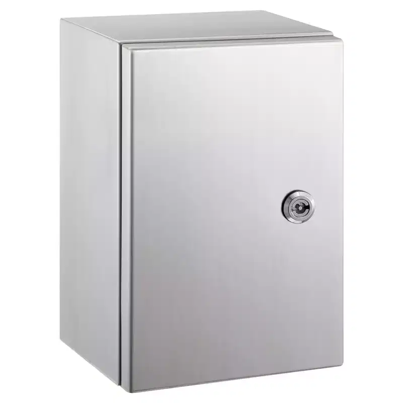VEVOR NEMA Stainless Steel Enclosure, 16 x 12 x 8 in, NEMA 4X Steel Electrical Box, IP66 Waterproof & Dustproof, Silver