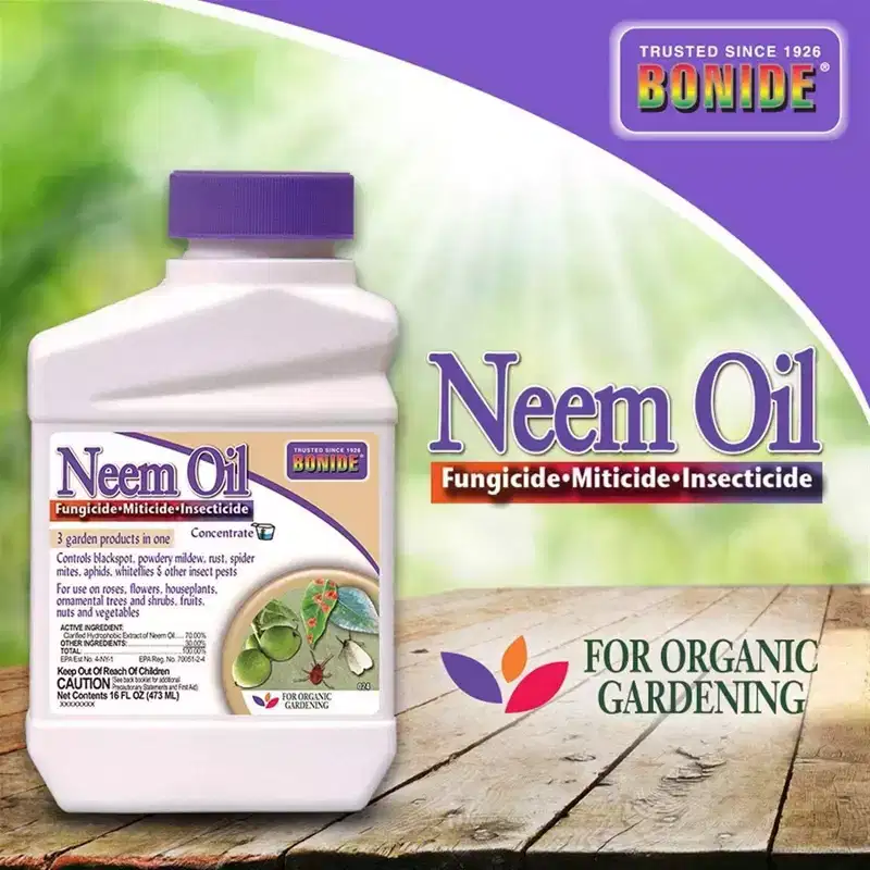 Bonide Captain Jack's Neem Oil Concentrate, Organic 3-in-1 Fungicide, Miticide & Insecticide, 16 fl oz