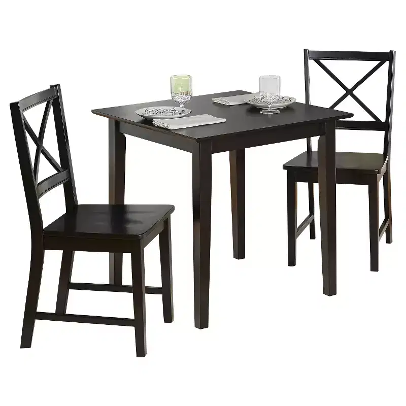 3pc Cross Back Dining Set - Buylateral