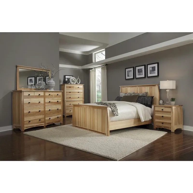 Simply Solid Emilian Solid Wood 4-Piece King Bedroom Collection