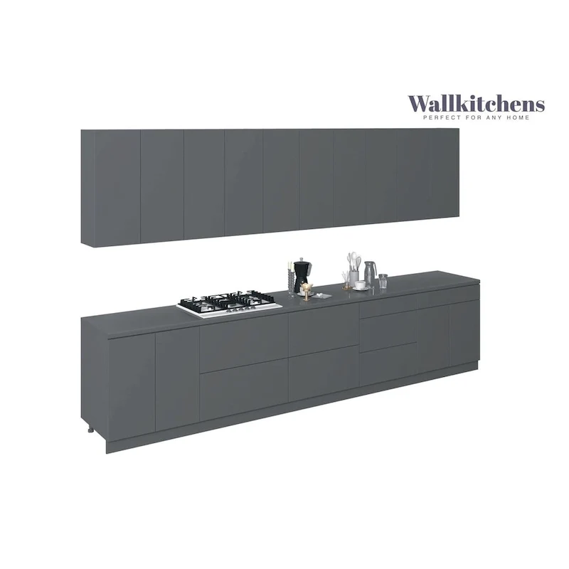 Kitchen Signature Collection Gray Color Base Size 13Ft Wide - 153x24
