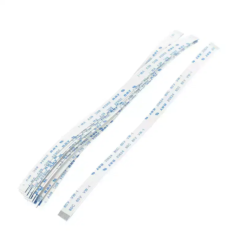 Unique Bargains Flexible Flat Ribbon Cable 150mm Length 12 Pin 0.5mm Pitch 10 Pcs