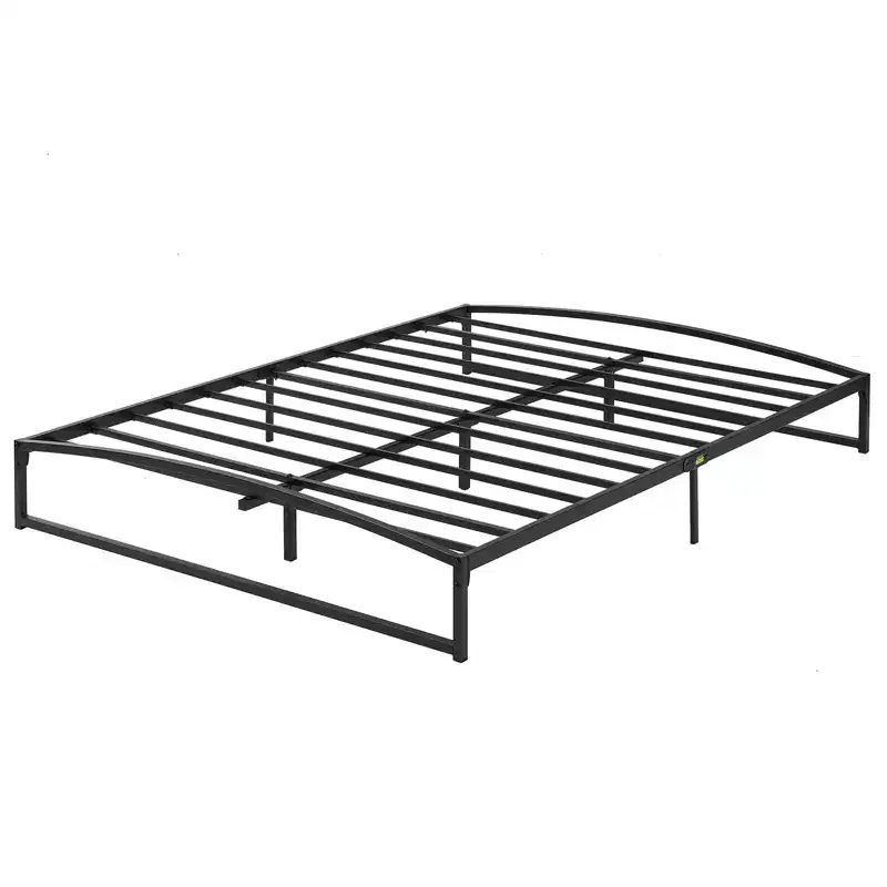 Twin Low Metal Platform Bed Frame  Noise-Free Non-Slip Wood Slats, No Box Spring, Easy Assembly