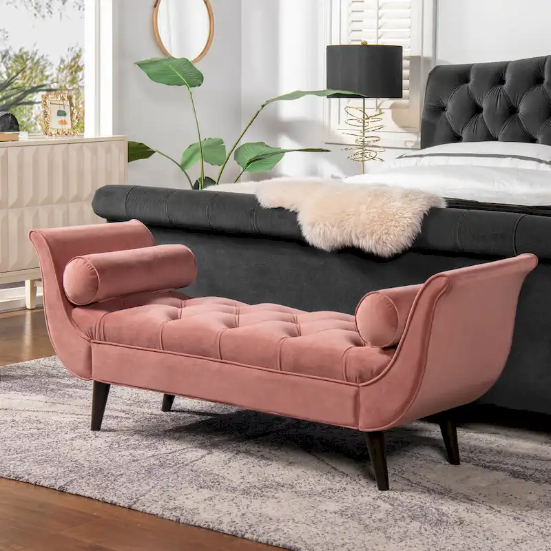 Jennifer Taylor Home Alma Tufted Entry Bench