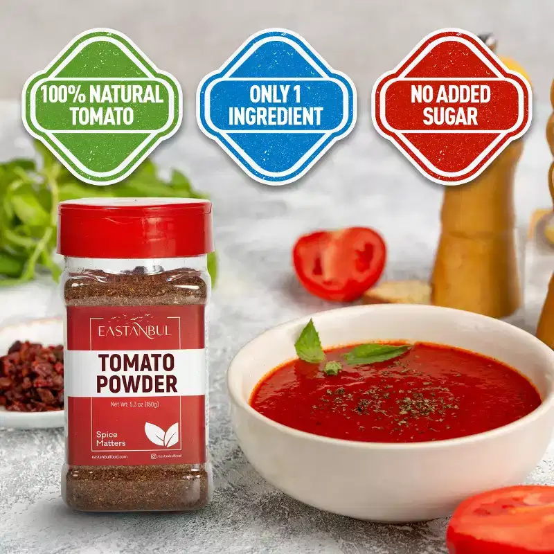 Eastanbul Tomato Powder, Pure Dried Tomato Powder For Cooking, 5.3oz