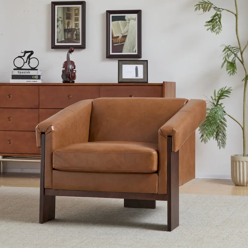 Nexvo 34 Mid-Century Modern Accent Chair by Christopher Knight Home