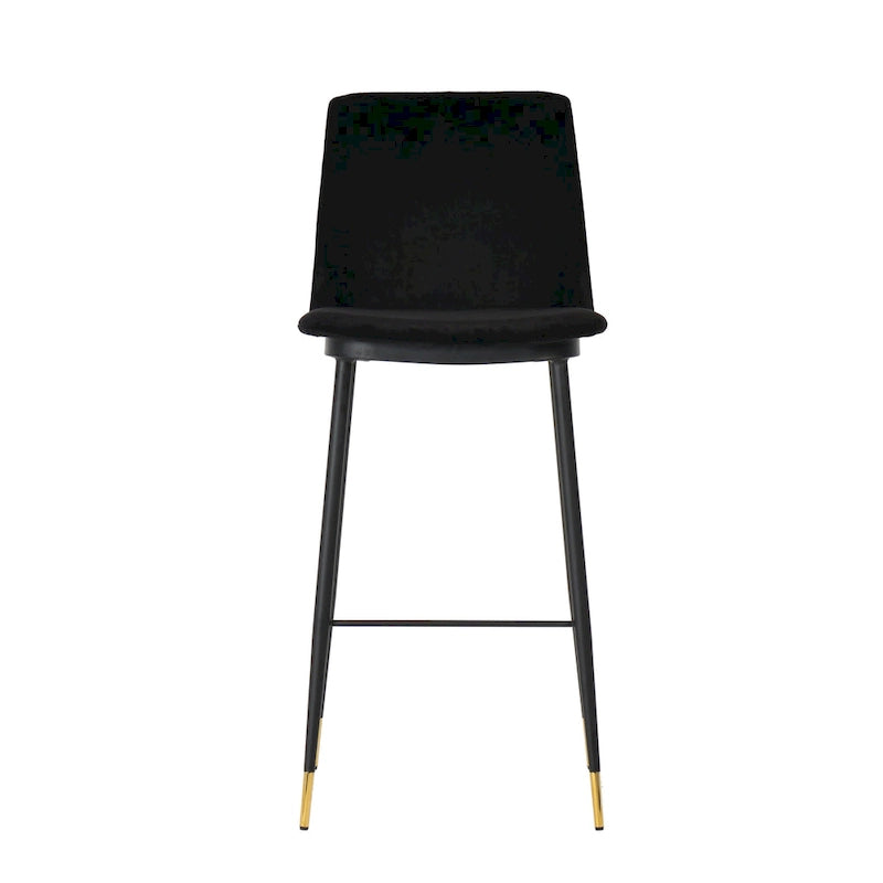 Evora Velvet Counter Stool (Set of 2)