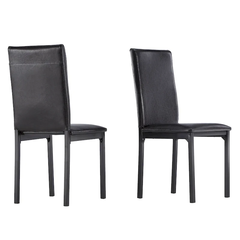 Darcy Espresso Metal Upholstered Dining Chair (Set of 2) by iNSPIRE Q Bold