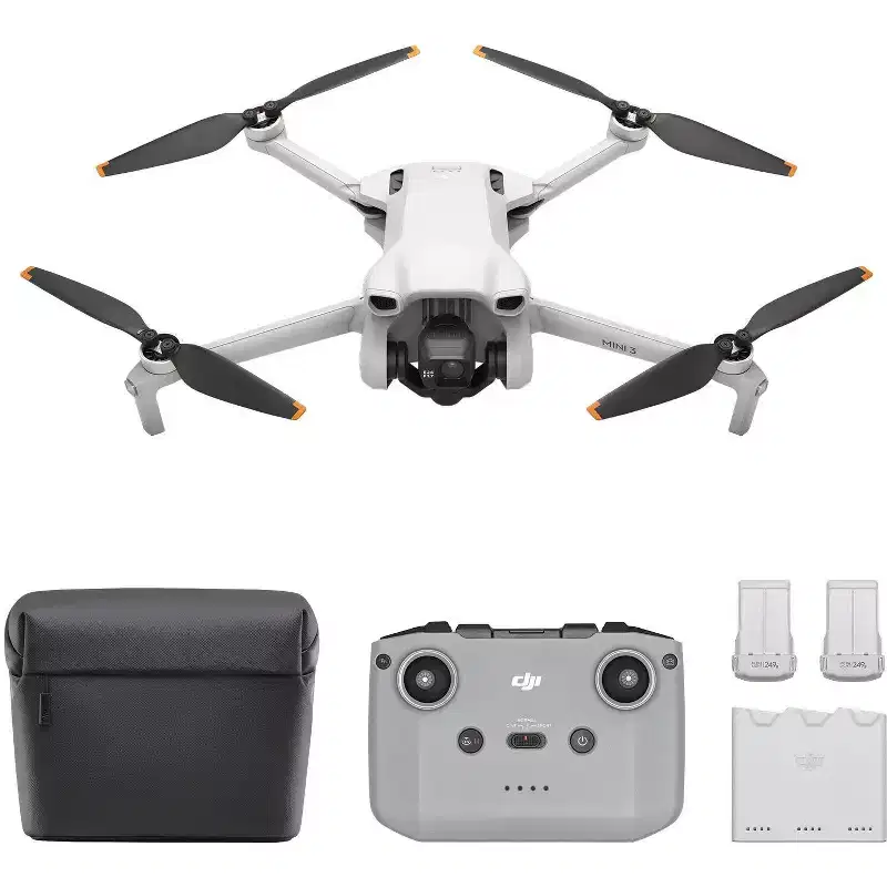 DJI Mini 3 RC-N1 Remote Fly More Combo, 4K HDR Portable Drone