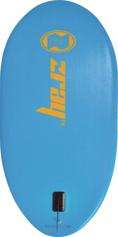 Pool Central 8' Inflatable Blue and Yellow Z-Ray SUP K9 Teen Paddle Board