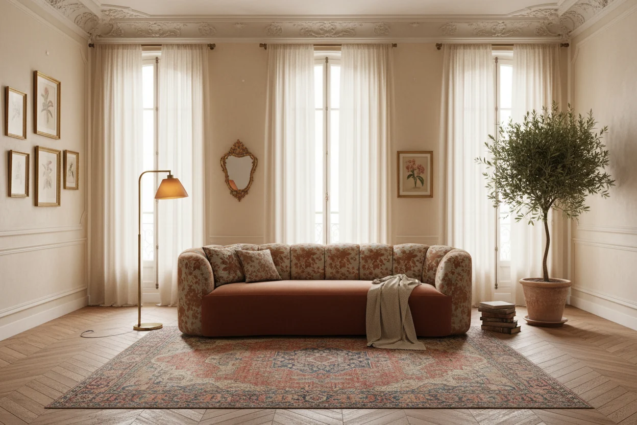 Sofa in Cinnamon