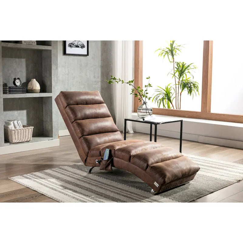 Linen Chaise Lounge Indoor Chair