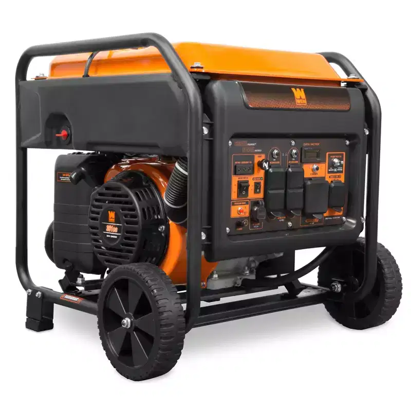 WEN GN625i 6250W RV and Transfer-Switch-Ready 120V/240V Open Frame Inverter Generator