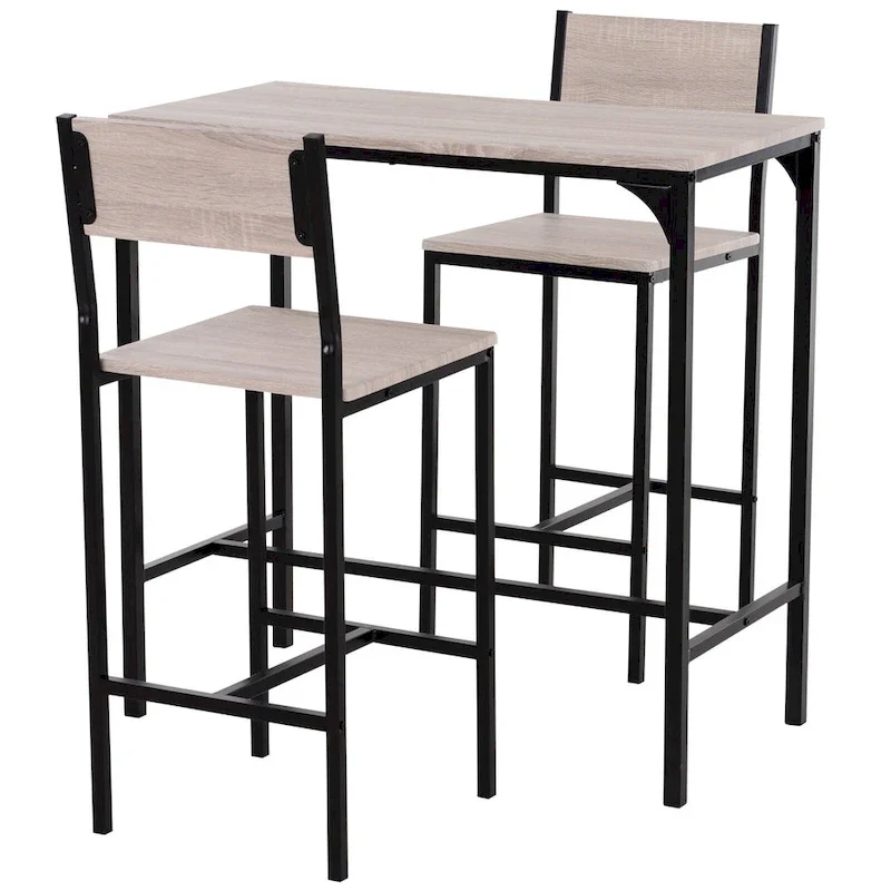 Carbon Loft Padrad Industrial Counter Height 3-piece Dining Set