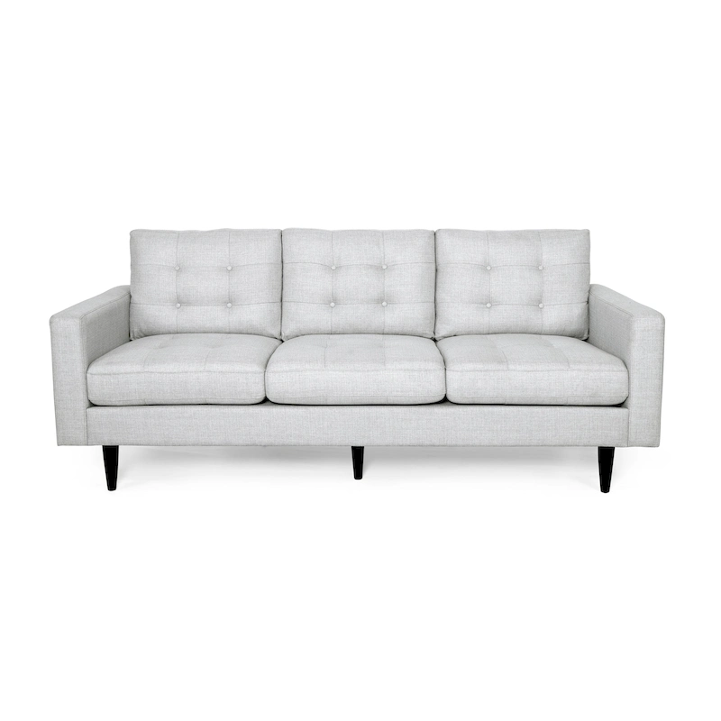 Adderbury Contemporary 3-seat Tufted Fabric Sofa by Christopher Knight Home