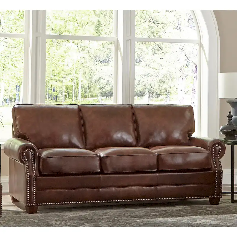 Revo Top Grain Leather Sofa Bed