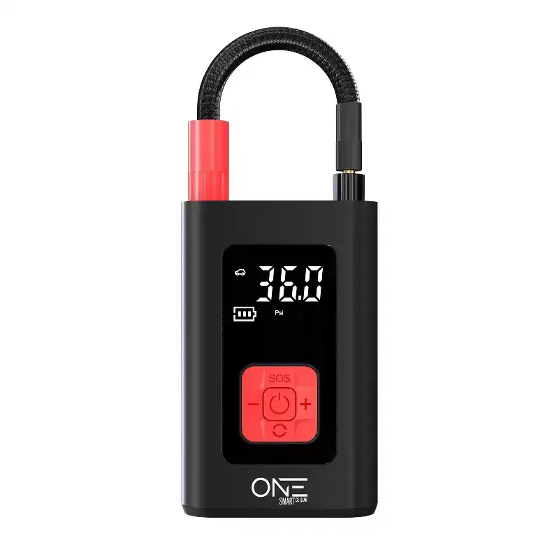 Promounts ONE Tire Inflator 7.4V, 5200 mAh Capacity with Portable Power Bank