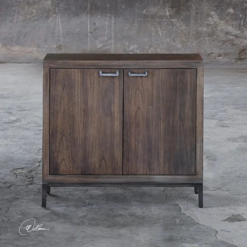 Uttermost Nadie Light Walnut Console Cabinet