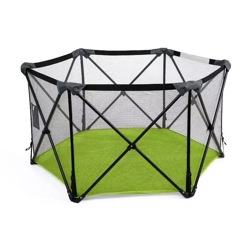 Bright Starts Pop n Play Portable Playard - Green