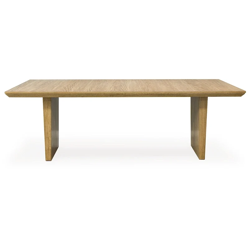 Light Brown Rectangular Dining Extension Table - 40W x 90D x 30H