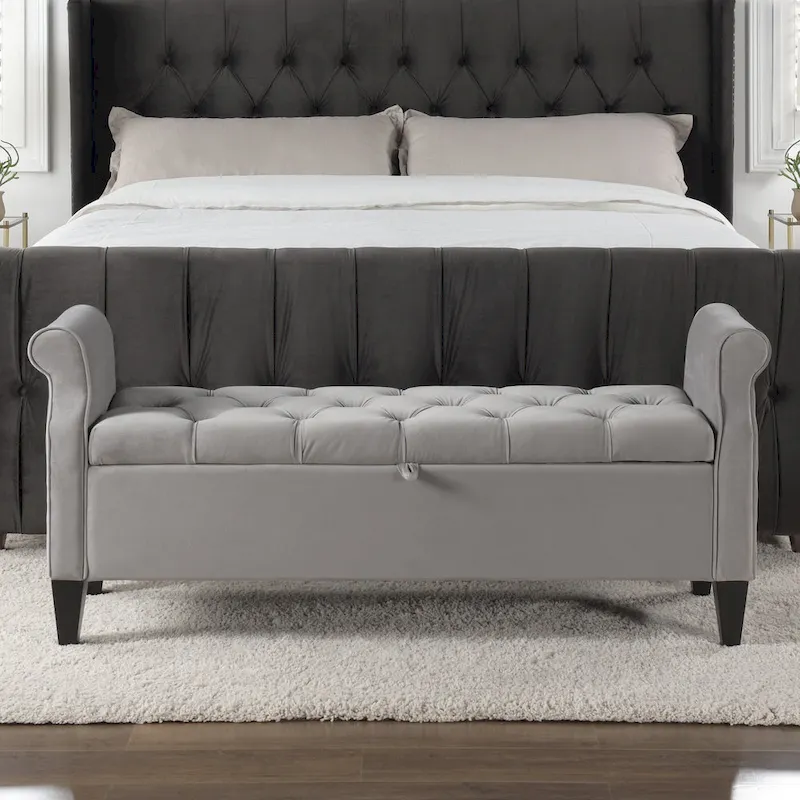 Jennifer Taylor Home Jacqueline Storage Bench