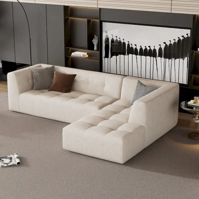 110.2*72.8 Modular Modular Combination Living Room Sofa Set, Modern Minimalist Sofa, Living Room Upholstered Sofa Bed, Bedroom,
