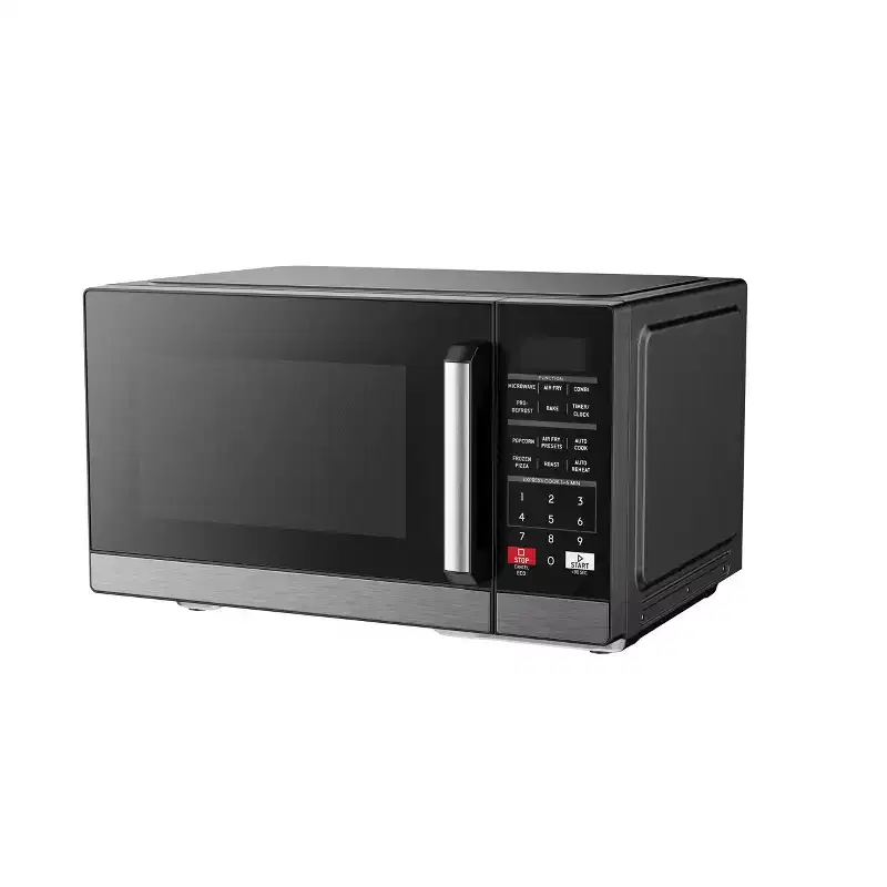 Cuisinart 0.9 cu ft Microwave Air Fryer: 900W Countertop Convection Oven, 13 Programs, Silver, 1-Year Warranty