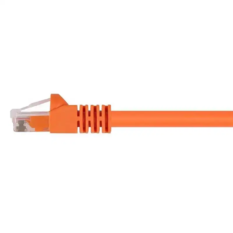 Monoprice Cat6 Ethernet Patch Cable - 5 Feet - Orange | Network Internet Cord - RJ45, Stranded, 550Mhz, UTP, Pure Bare Copper Wire, 24AWG