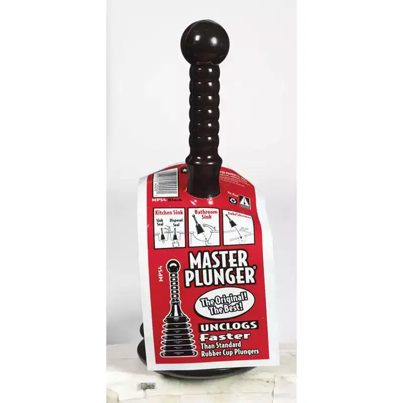 GT Water Products Master Plunger Mini Toilet Plunger 12 in. L X 4 in. D