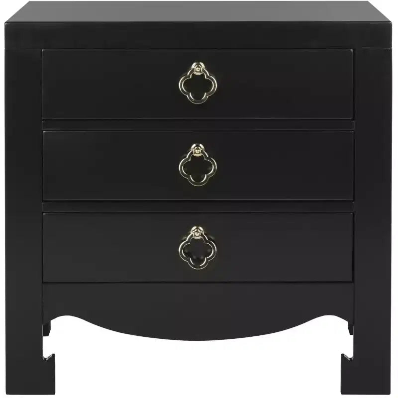 3 Drawer Nightstand - -