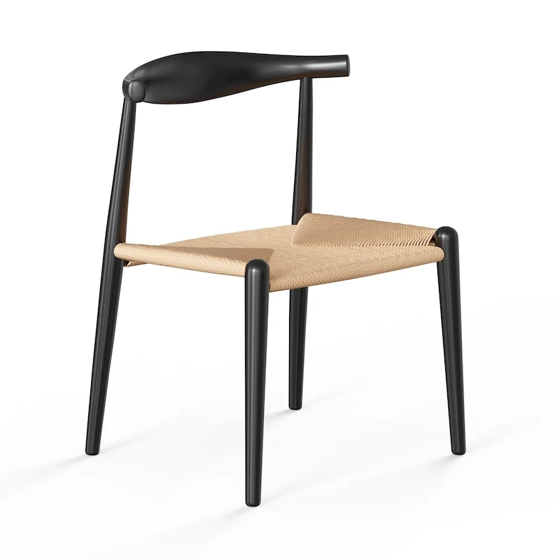 Troy Papercord Dining Chair Black Frame