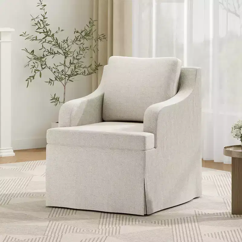 GDFStudio Hilda Modern Corduroy Upholstered Accent Chair with Cushion