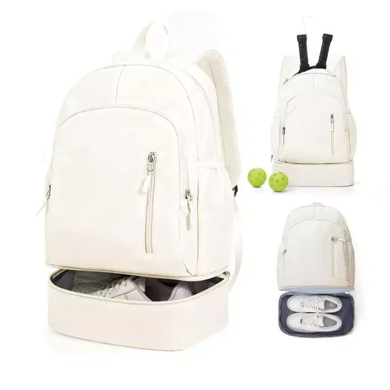 Narwey Gym Backpack for Women Foldable Outdoor Weekender Gym Bag with Shoe Compartment & Wet Pocket, Waterproof Sports Backpack