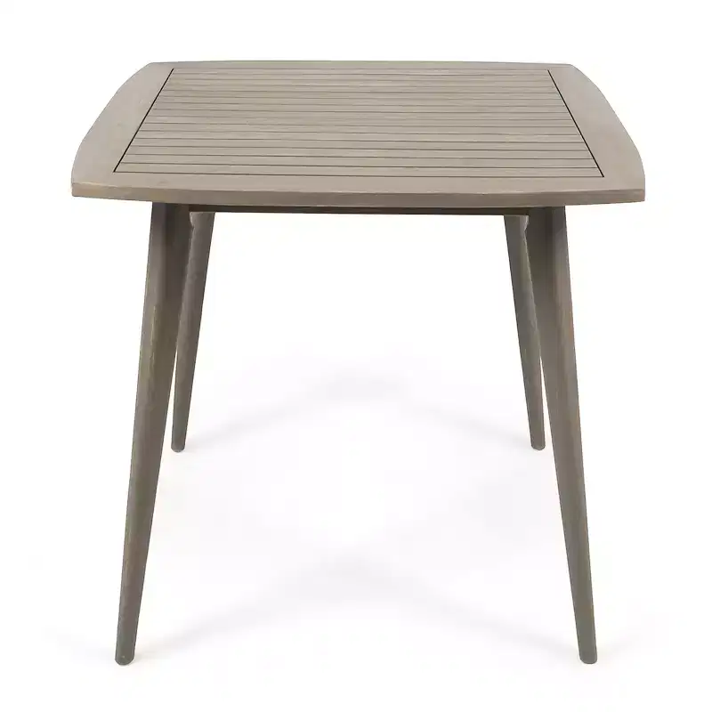 Christopher Knight Home Reynes Outdoor Acacia Wood Square Dining Table