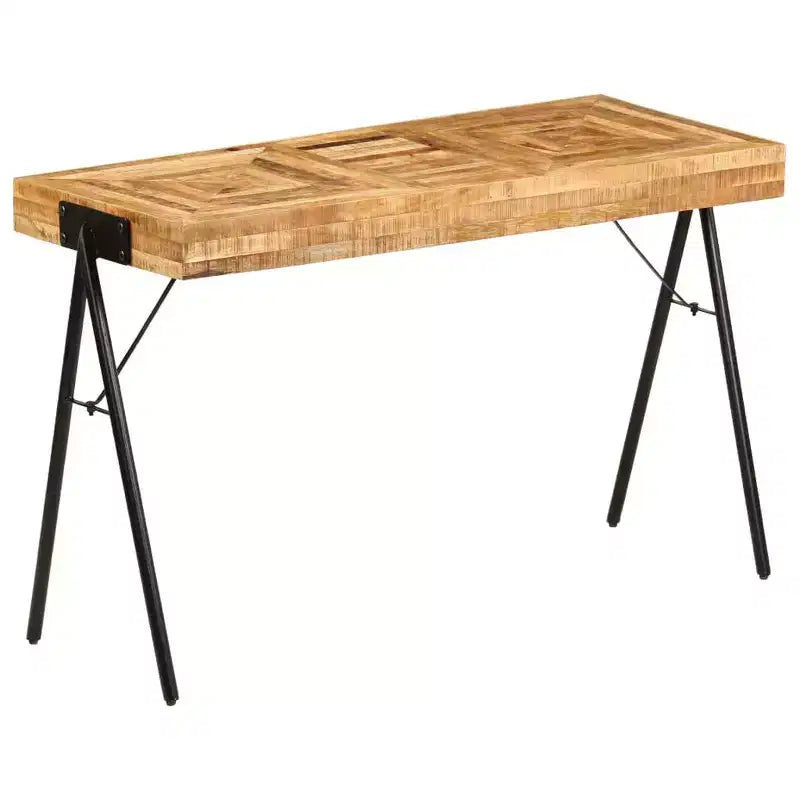 Writing Table Solid Mango Wood, 46.5"x19.7"x29.5"