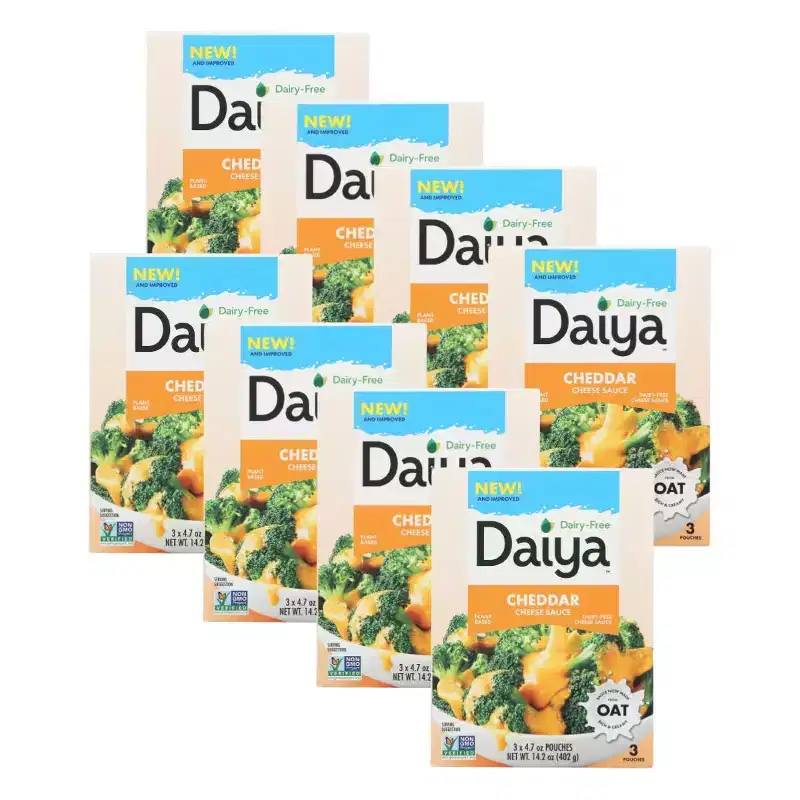 Daiya Foods Cheddar Style Deluxe Cheeze Sauce - Case of 8/14.2 oz
